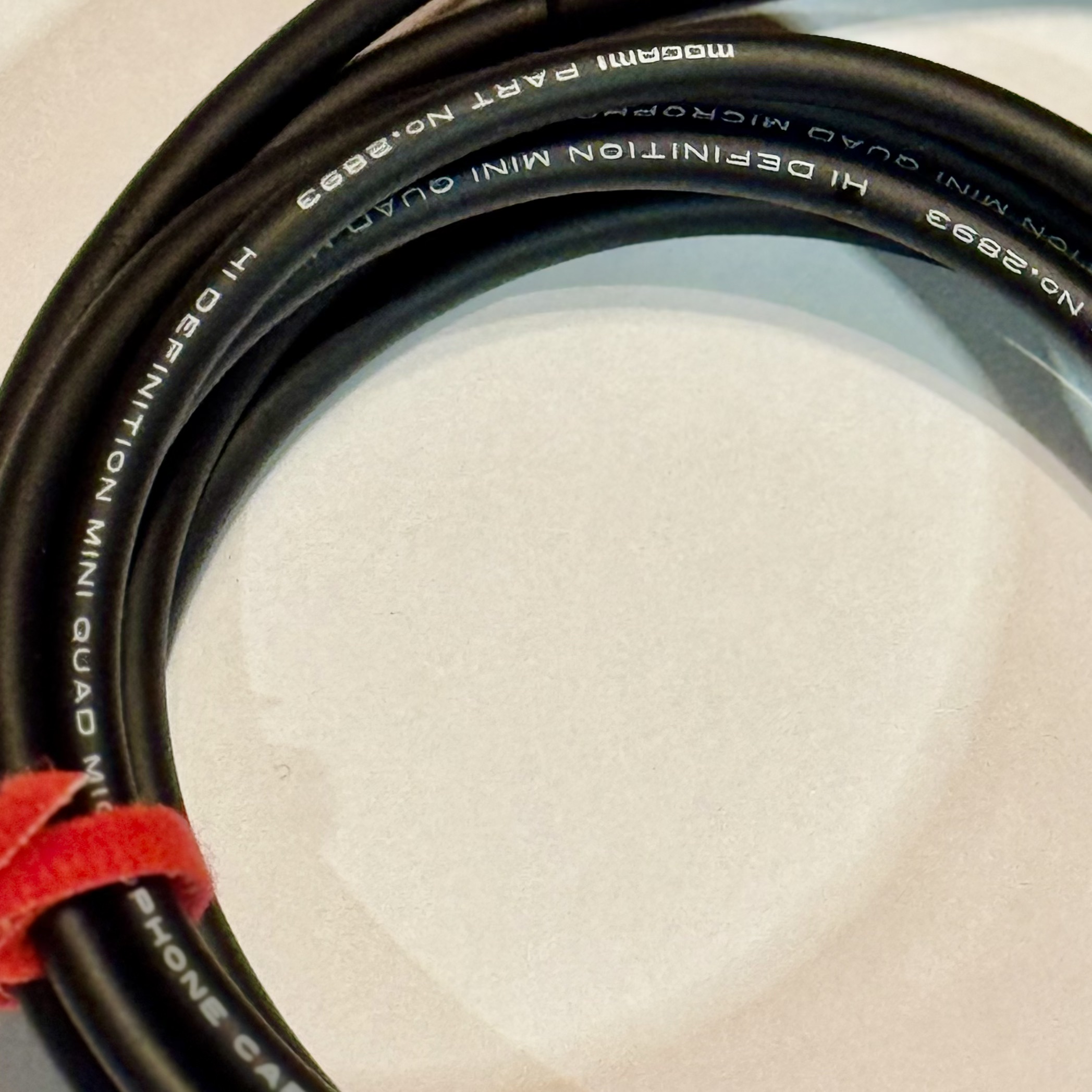 2 pcs Mogami 2893 Black and Black