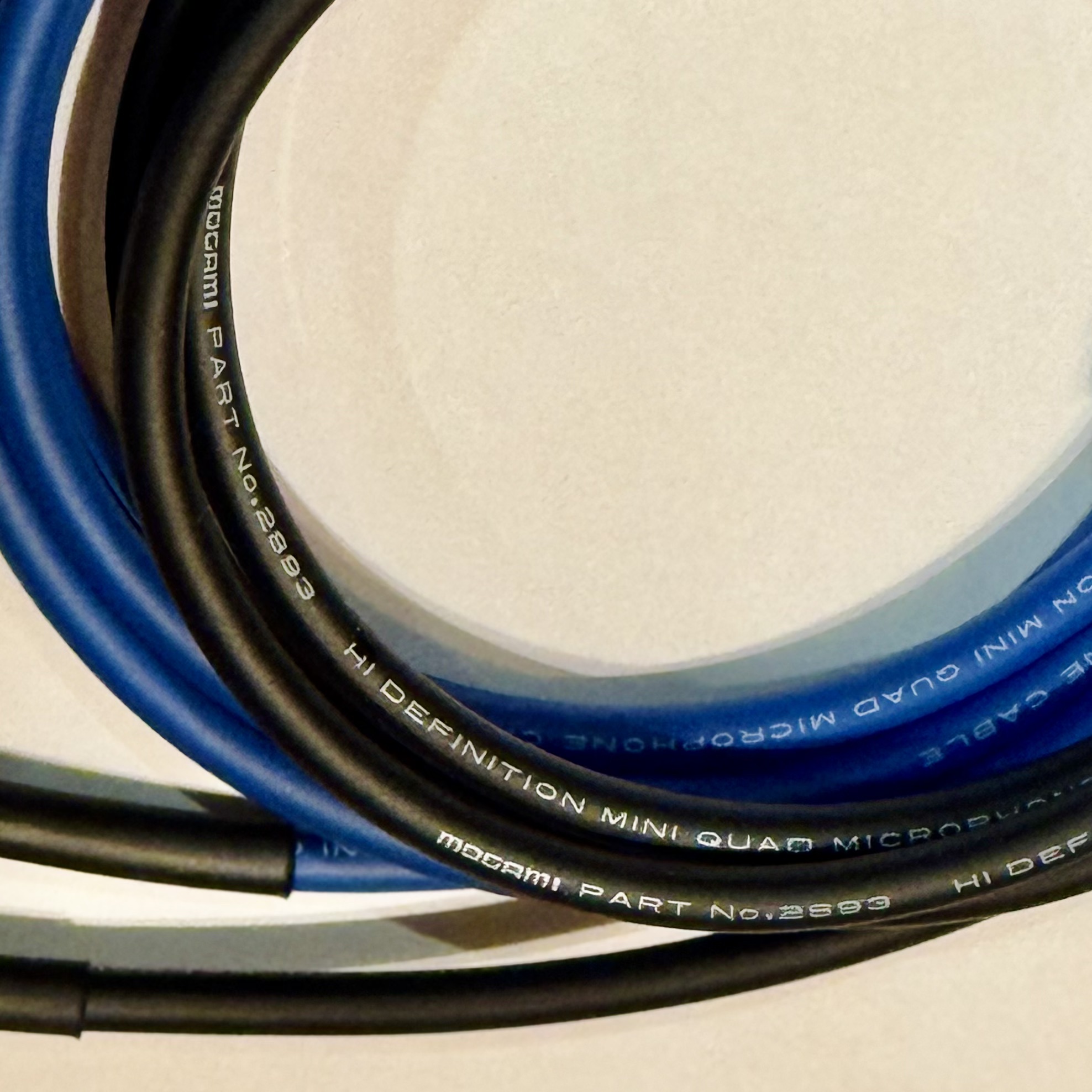 2 pcs Mogami 2893 Blue and Black