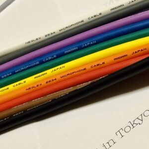 Mogami 2534 10 pcs Multicolor XLR microphone cable
