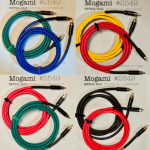 Mogami 2549 RCA audio cables with NYS352-BG RCA connectors