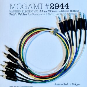 Mogami 2944 multi-color modular patch cables 6-pcs with 3.5 mm TS connectors