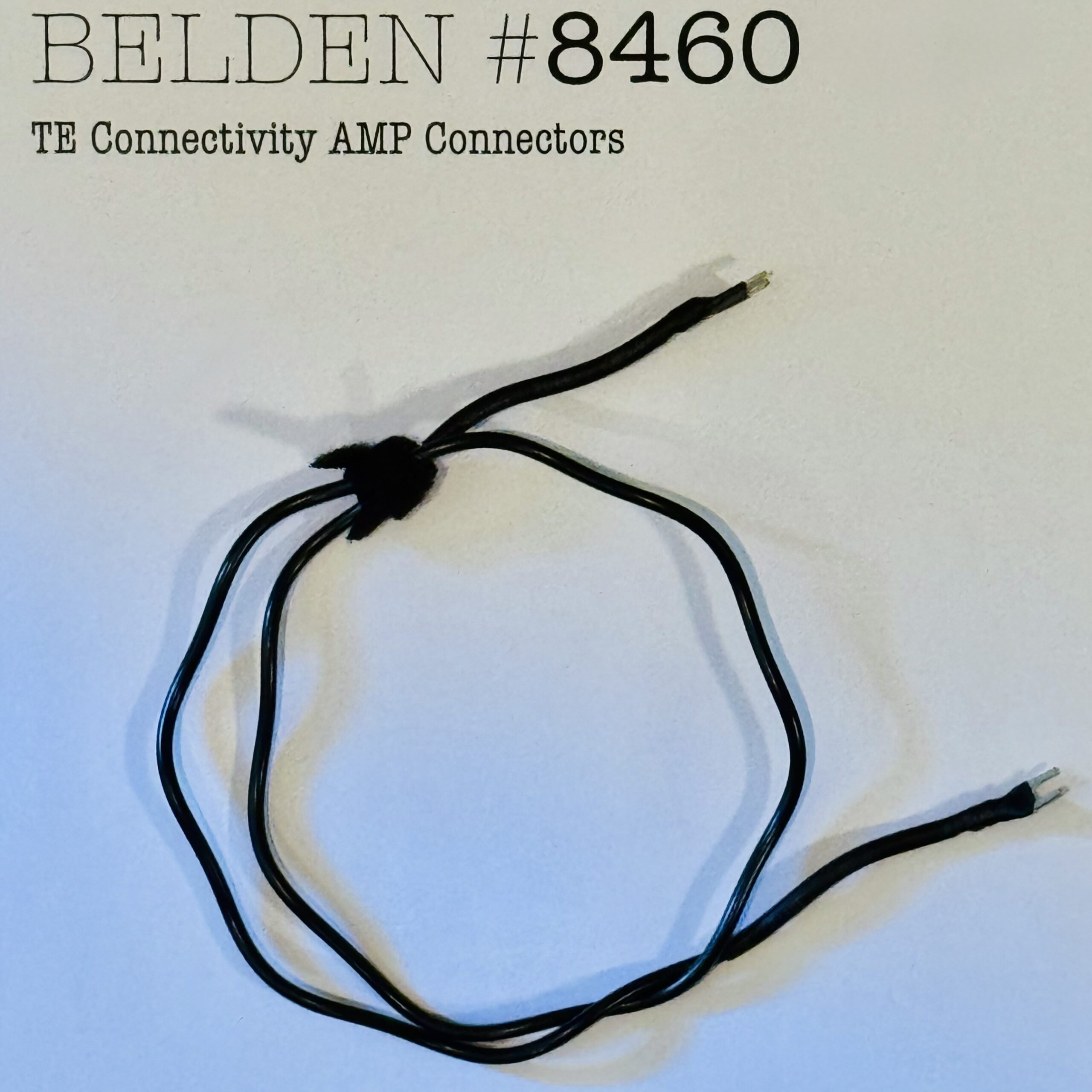 BELDEN 8460 Black – AMP 323127 (#6 / M3.5)