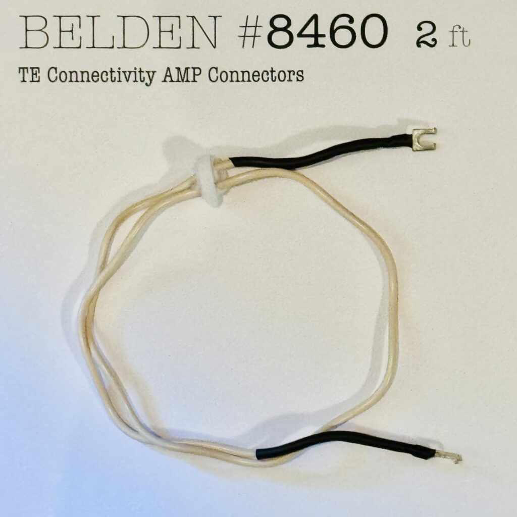 BELDEN 8460 White – AMP 52730 (#8 / M4)