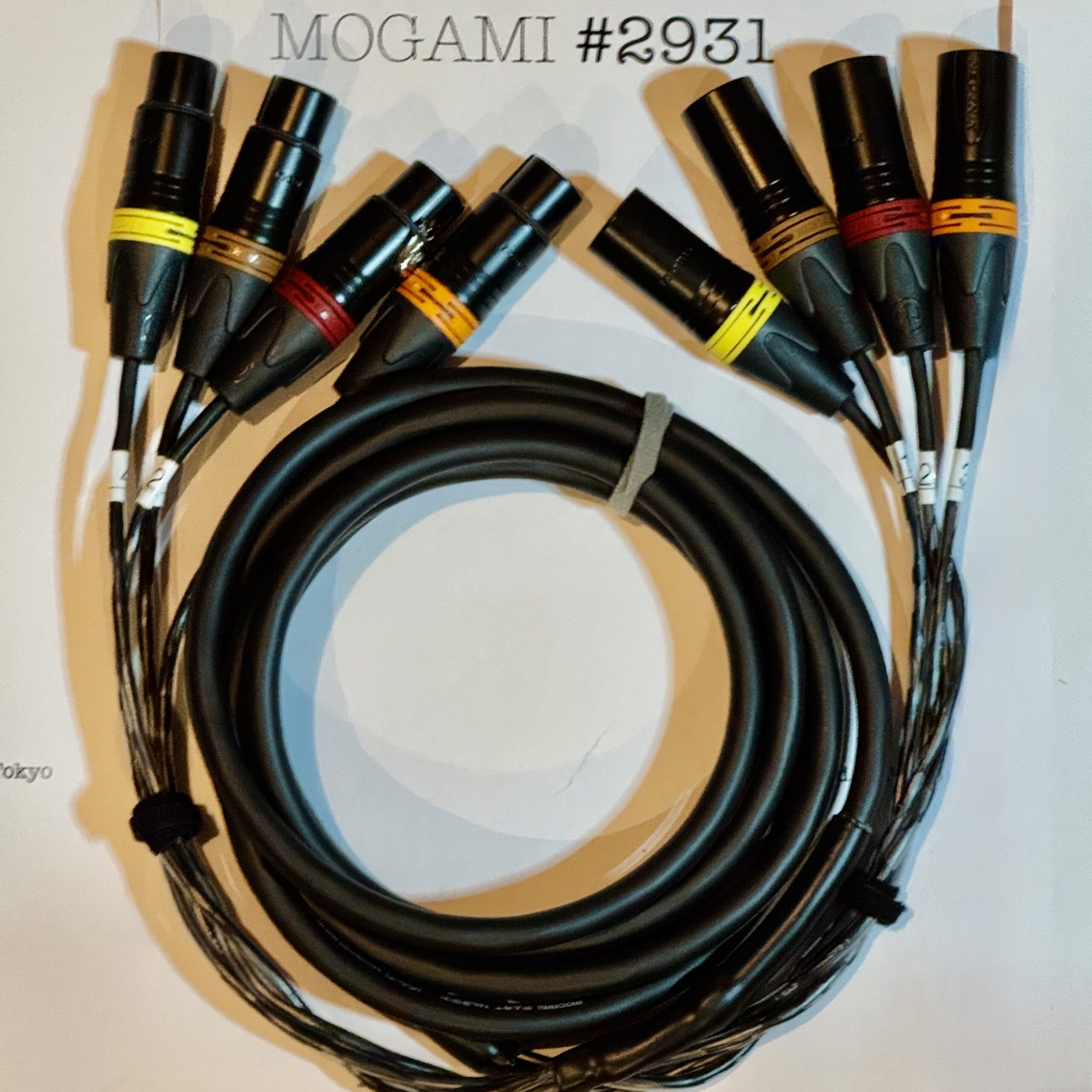 Mogami 2931 4-Channel XLR Snake Cable Neutrik Gold 3-164 ft - Assembled in Tokyo - Image 5